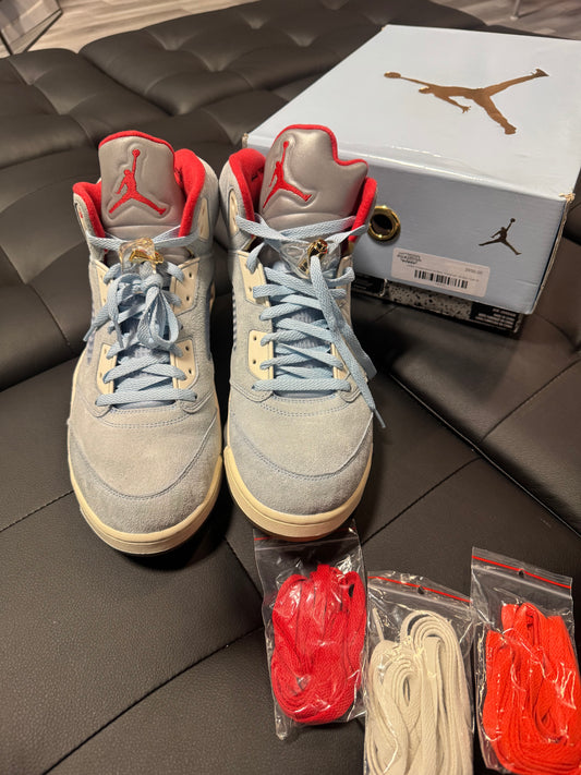 Jordan 5 Trophy Room Ice Blue / Preowned