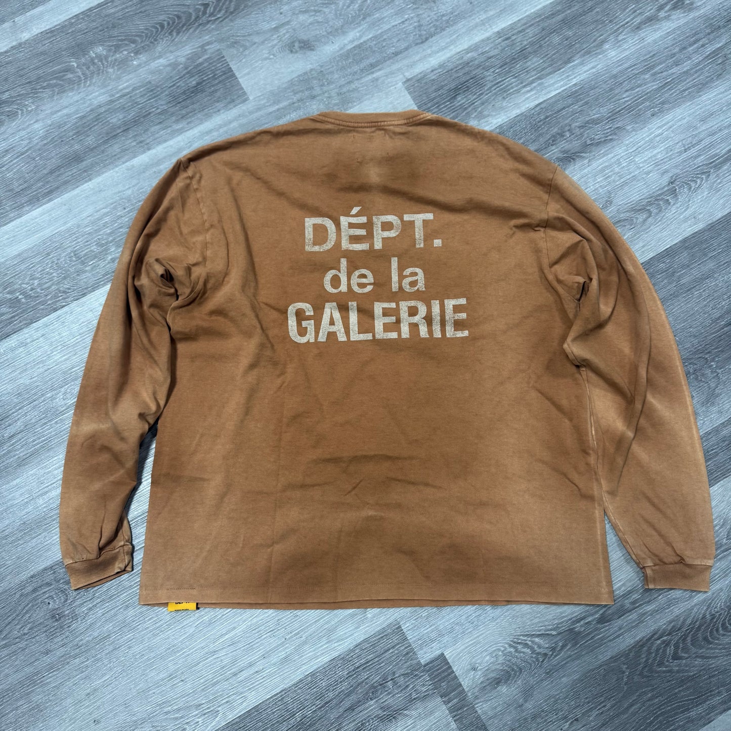 Gallery Dept French Logo Longsleeve Tee (Faded Brown)