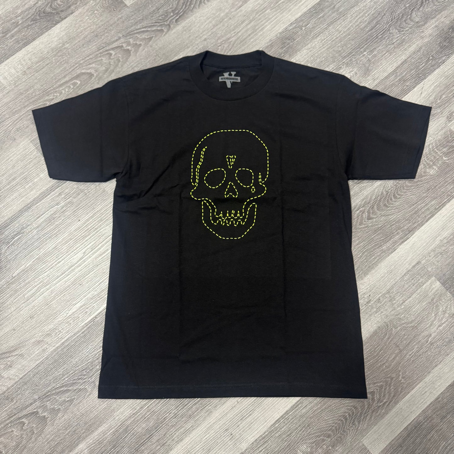Vlone x Neighborhood Skull Tee (Green)