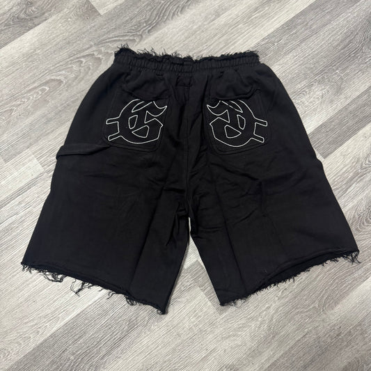 Godspeed Distressed Carpenter Shorts (Black)