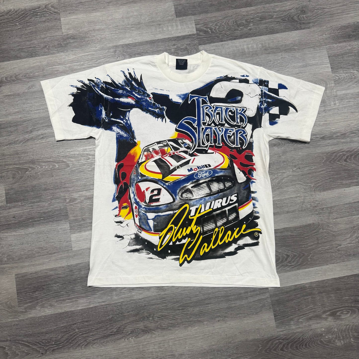 Nascar Rusty Wallace Track Slayer Graphic Tee