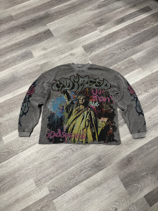 Godspeed Vandal Longsleeve Thermal (Grey Wash)