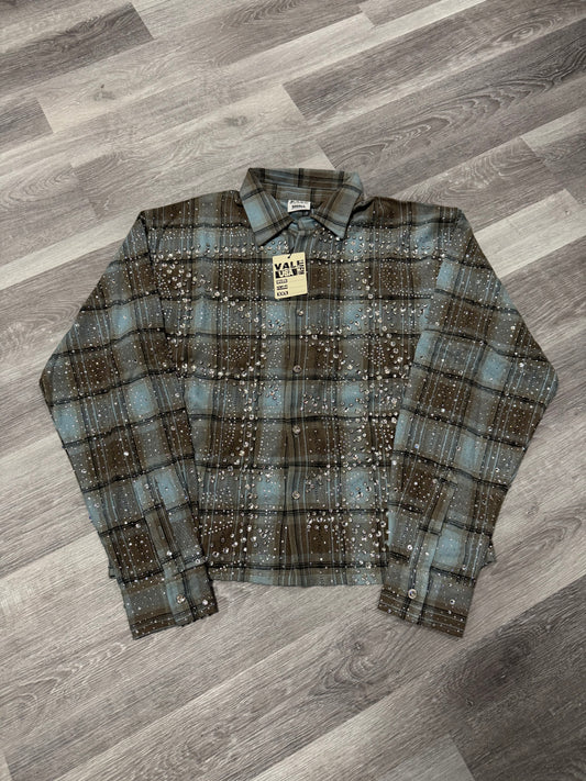 Valley Ocean Rhinestone Flannel