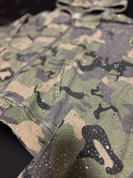 Valley Crystal Camo Work Jacket (Green)