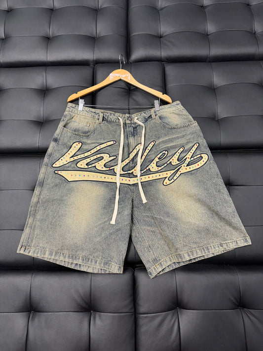 Valley Skittles Denim Shorts