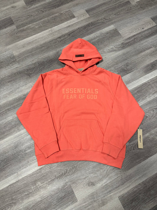 Essentials Fear of God Hoodie (Coral)