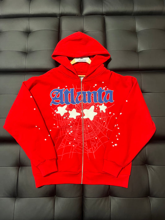 Sp5der Atlanta Zip Up Hoodie