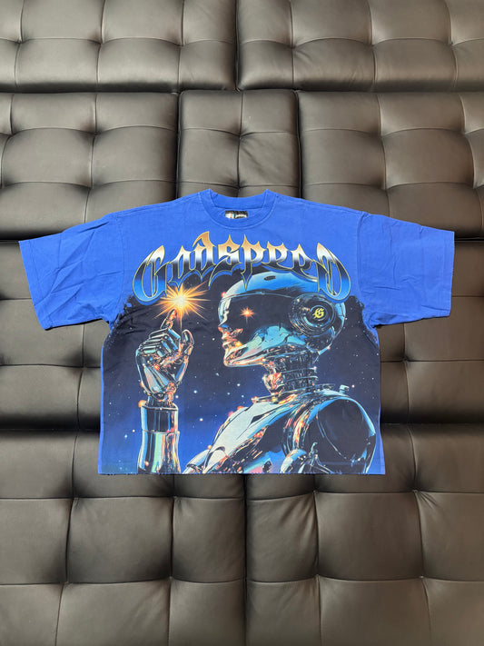 Godspeed Sputnik Moment Tee (Royal Blue)
