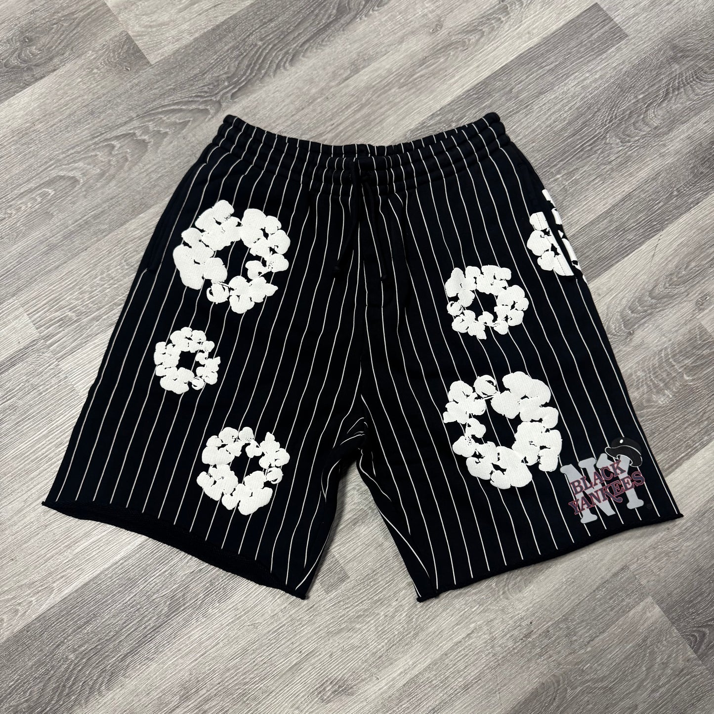 Denim Tears Yankees Sweat Shorts (Black)