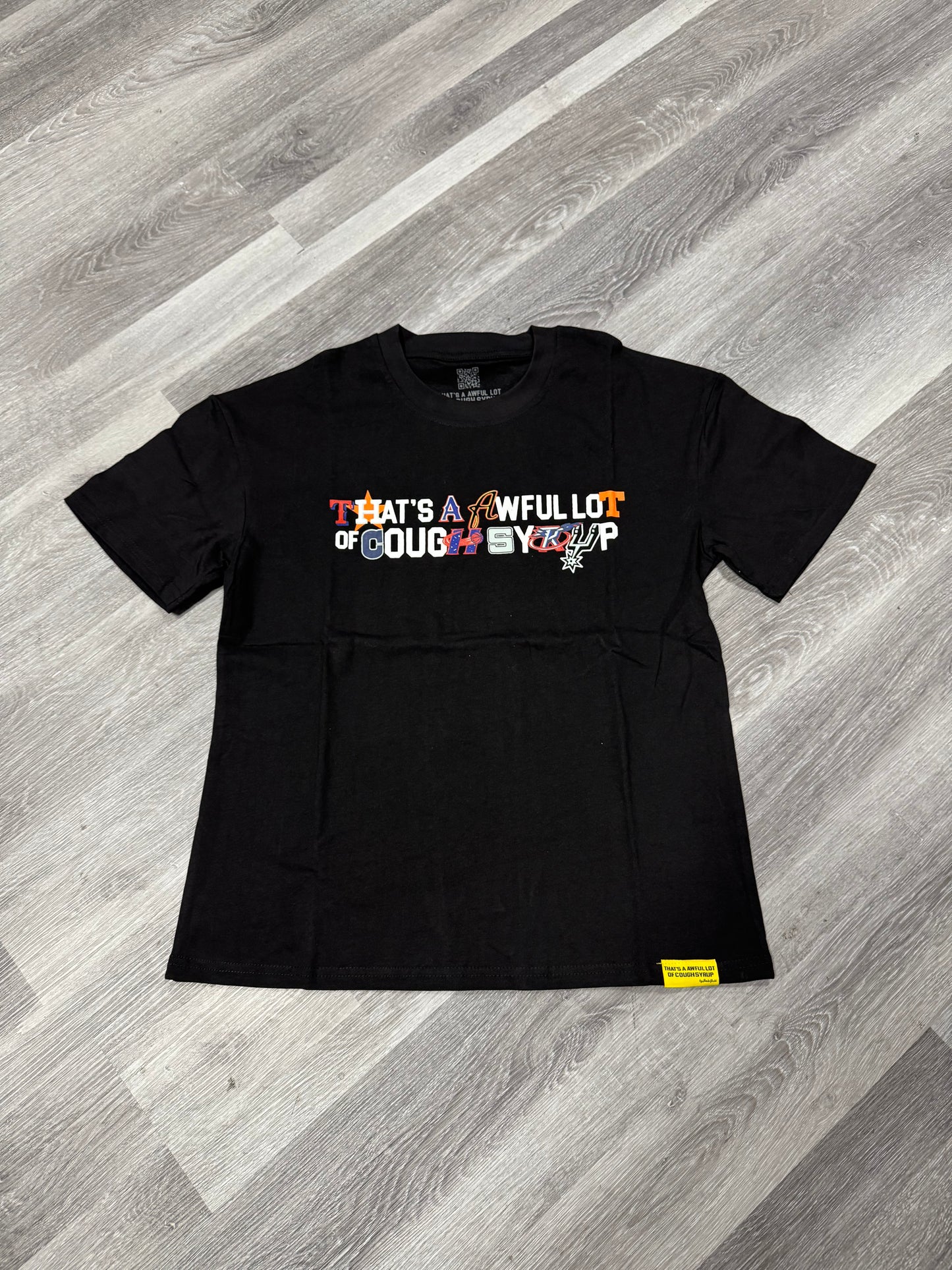 Thats a Awful Lot of Cough Syrup Texas Allstar Tee (Black)