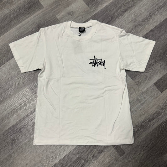 Stussy Logo Tee (White)