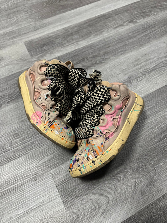 Lanvin Curb Paint Splatter / Preowned