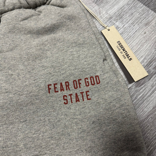 Essentials Fear of God Sweatpants (Dark Heather Fleece)