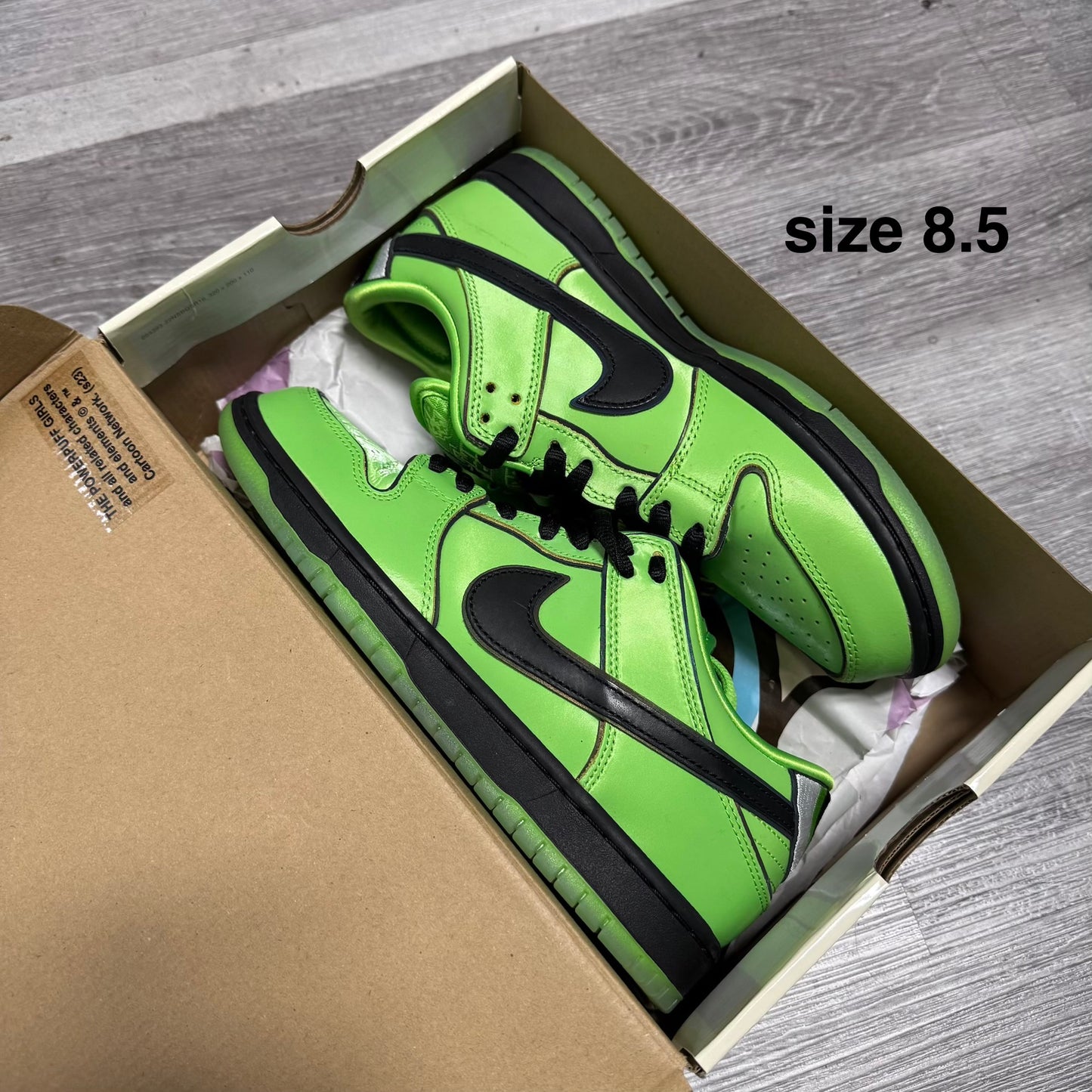 Dunk Low SB Powerpuff Buttercup / Preowned