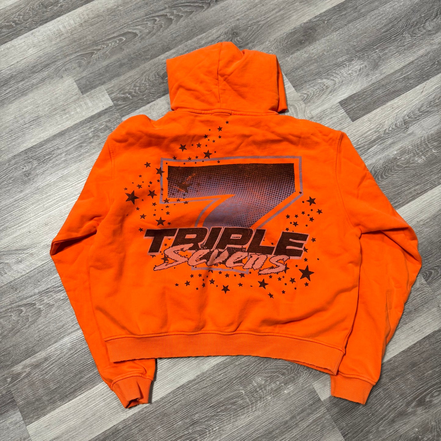 Triple Sevens Surfs Up Hoodie (Orange)