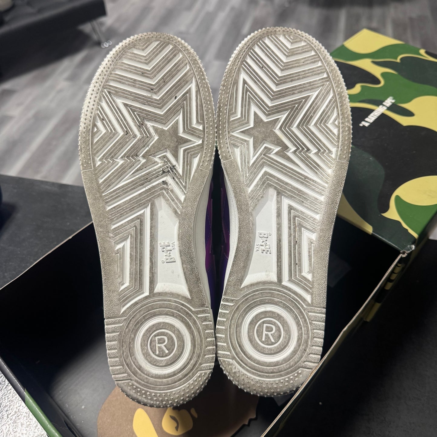 Bape Sta Icon Purple Patent / Preowned