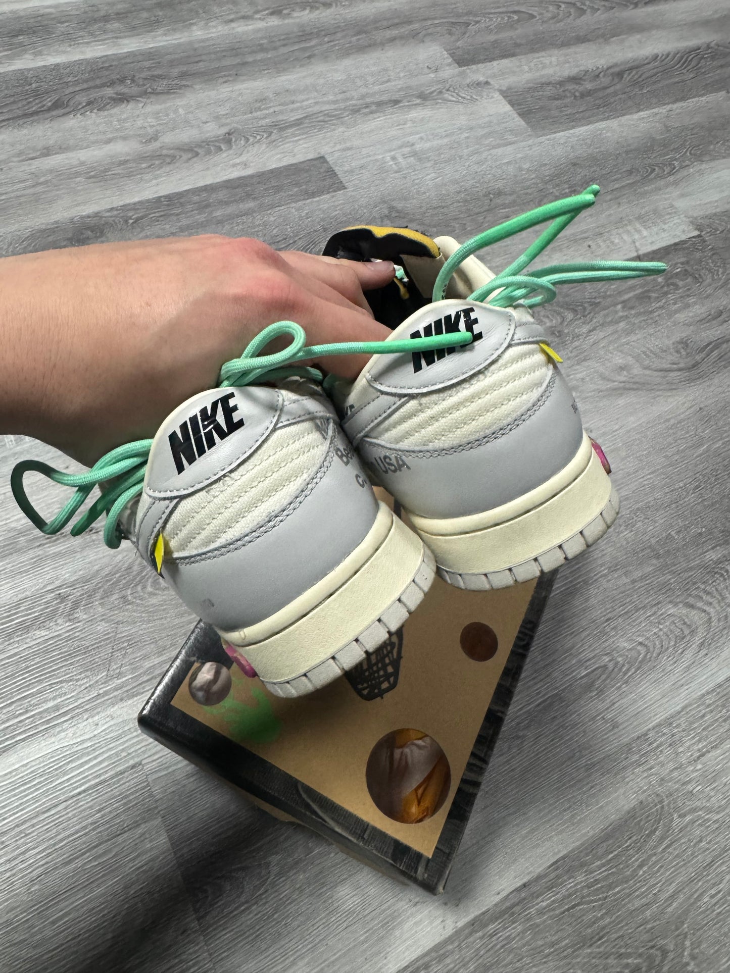 Dunk Low Off White Lot 4 / Preowned