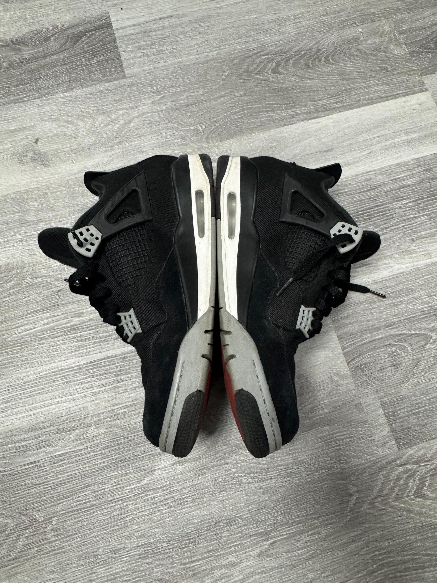 Jordan 4 Black Canvas / Preowned