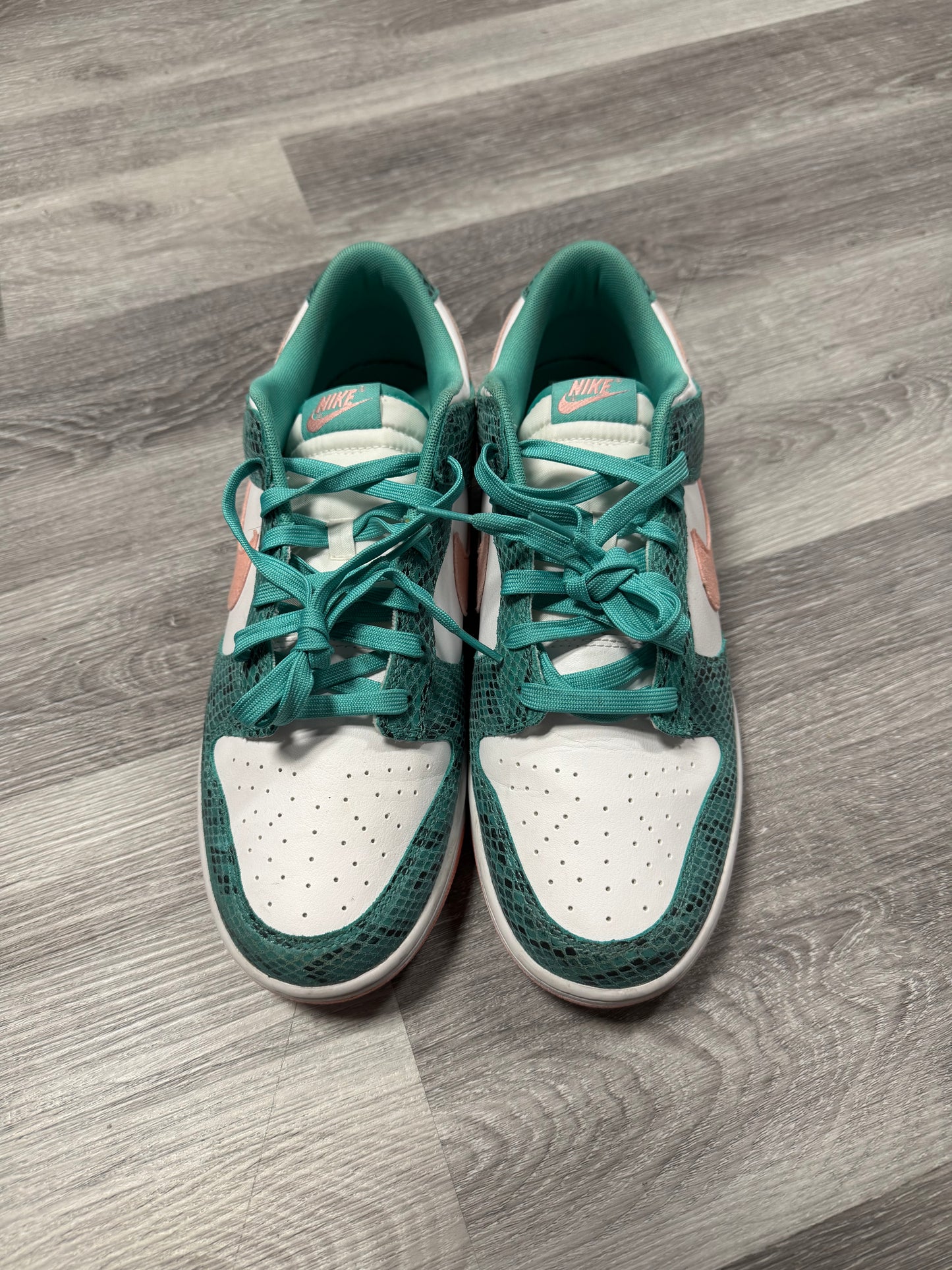 Dunk Low Snakeskin Washed Teal / Preowned