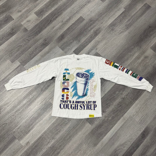 Thats a Awful Lot of Cough Syrup World Cup Longsleeve Tee