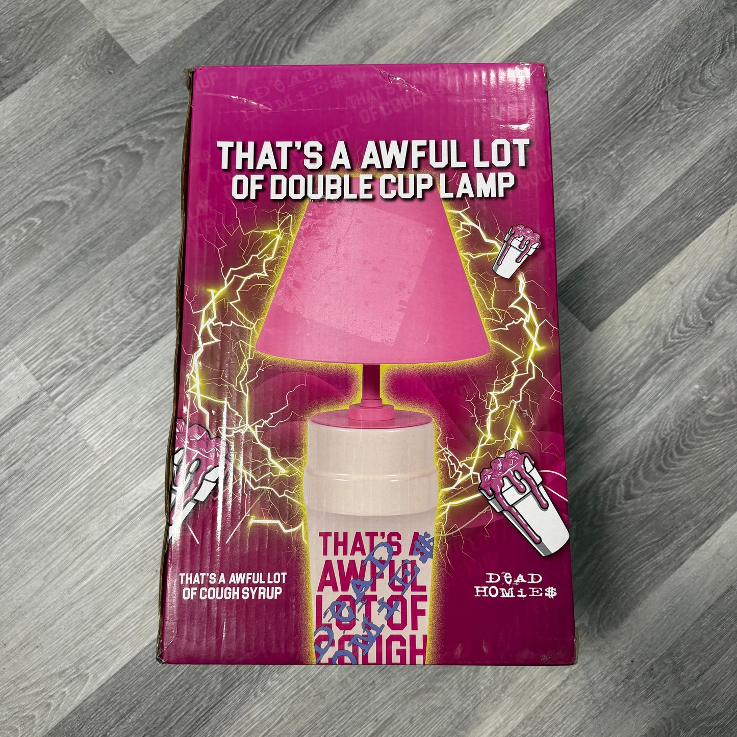 Thats a Awful Lot of Cough Syrup Lamp