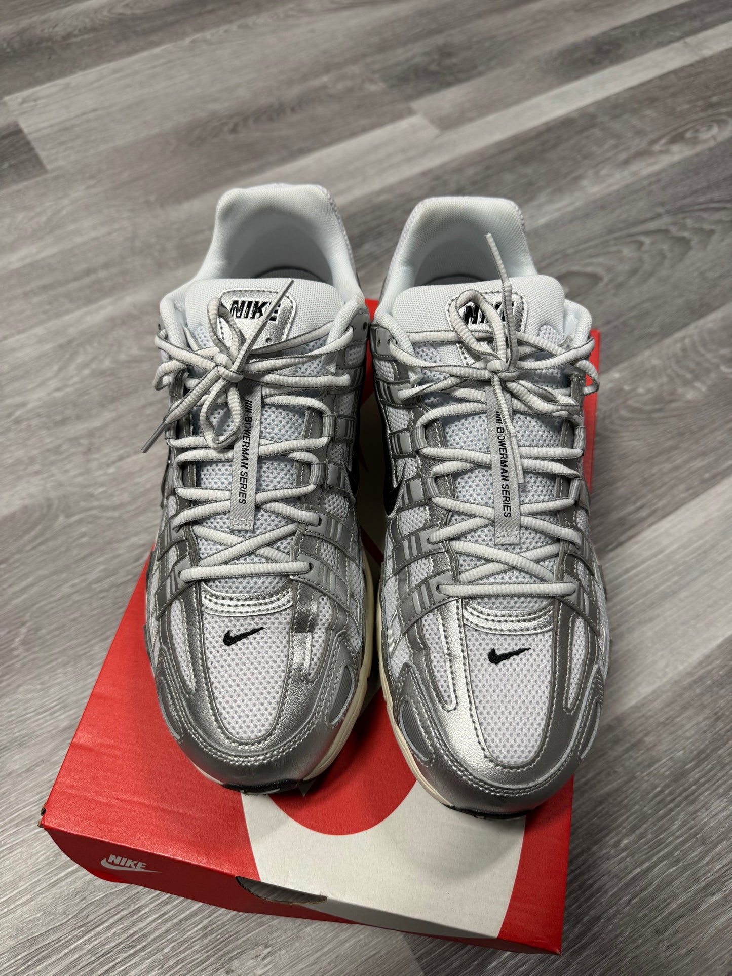 Nike P-6000 Metallic Silver / Preowned