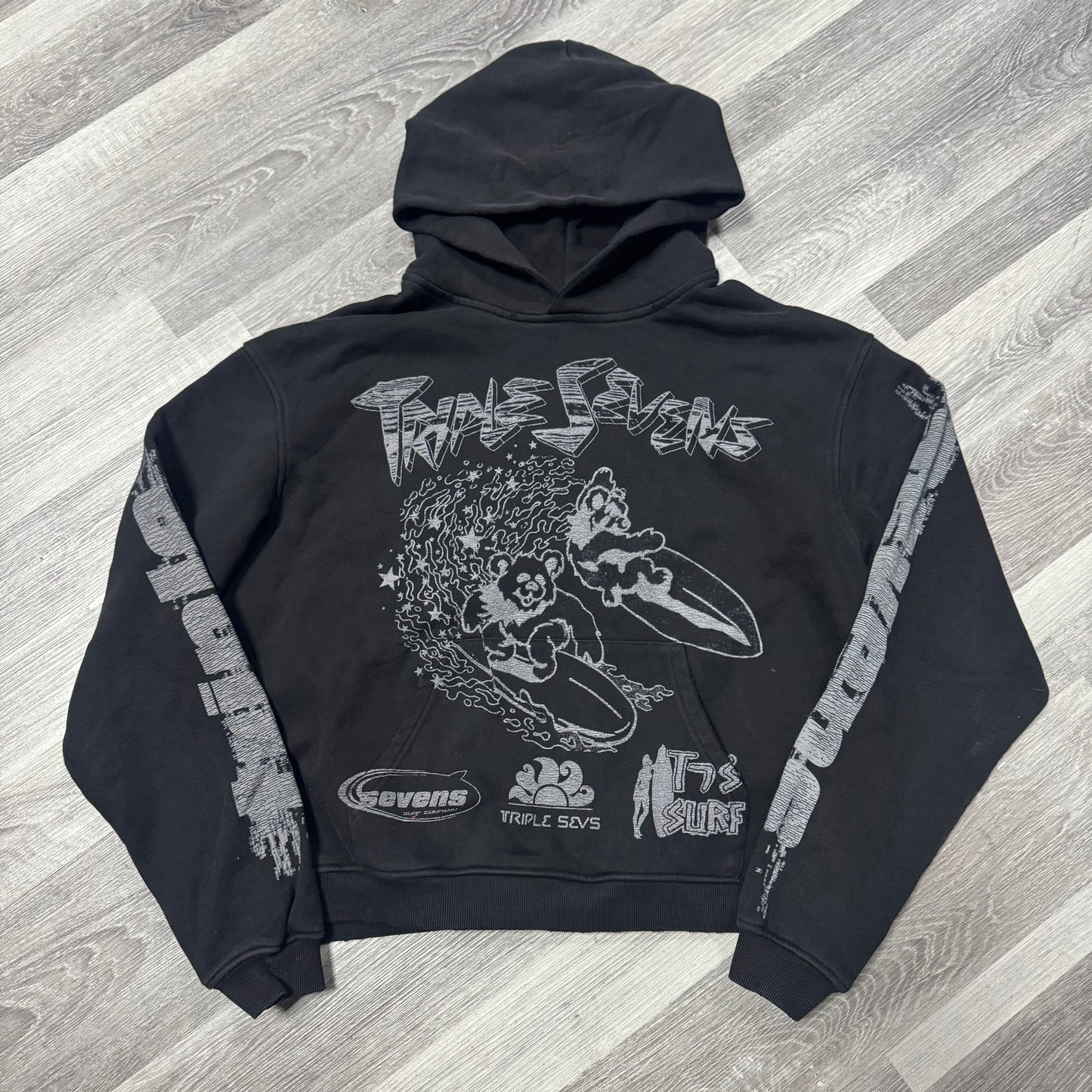 Triple Sevens Surfs Up Hoodie (Black)