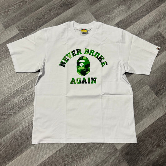 Bape NBA Youngboy Never Broke Again Tee (White)