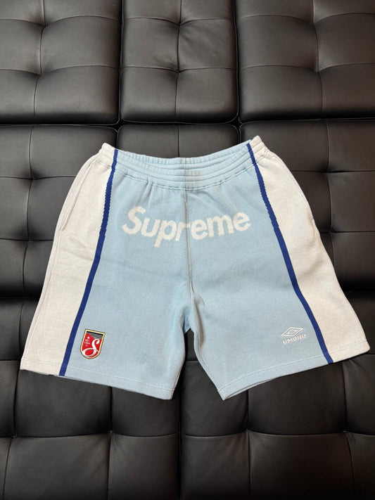 Supreme Knit Soccer Shorts (UNC Blue)
