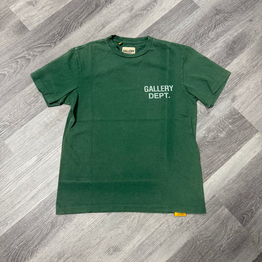 Gallery Dept Logo Tee (Green/White)