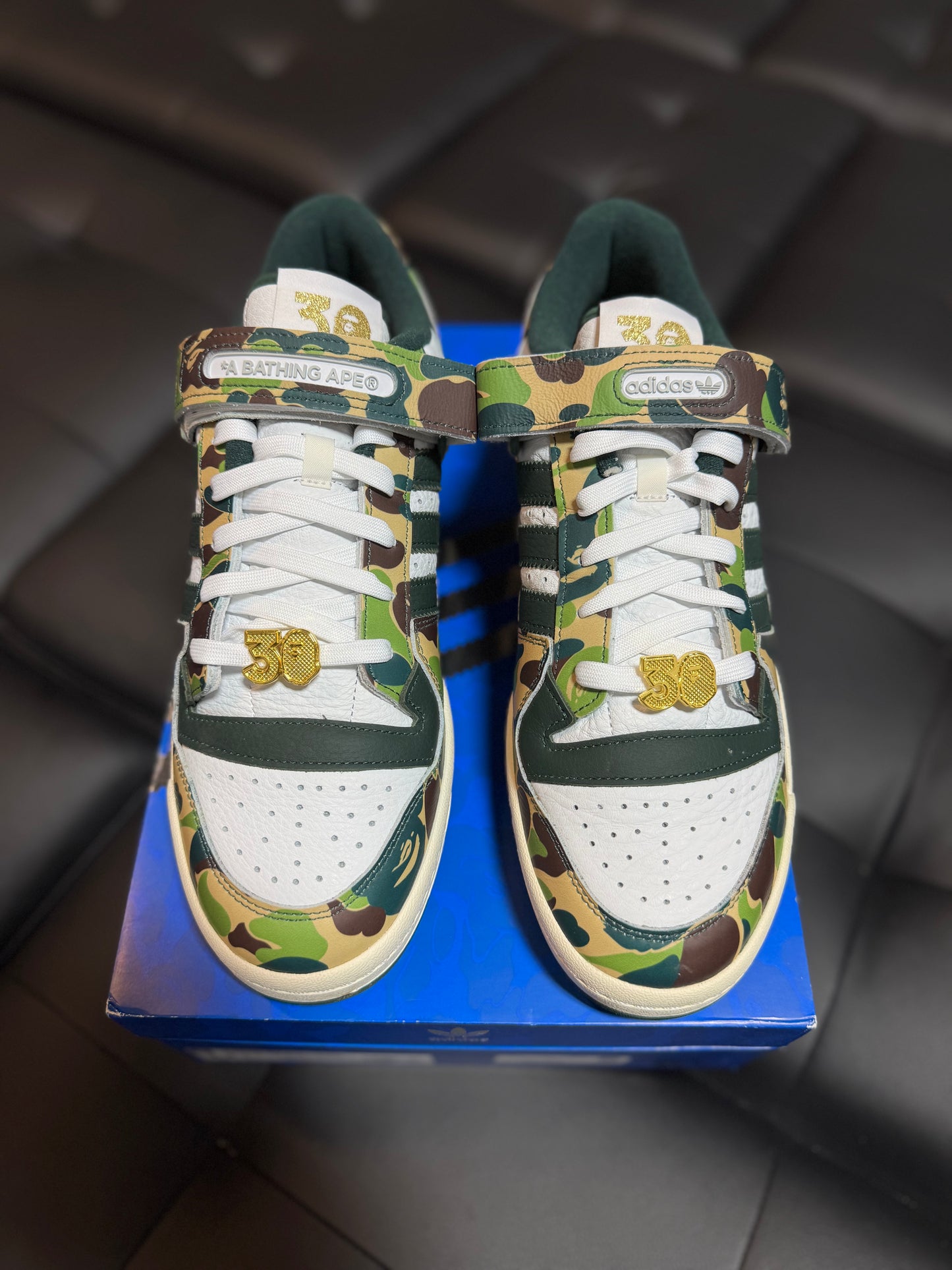 Adidas Forum 84 Low Bape Camo Green / Preowned