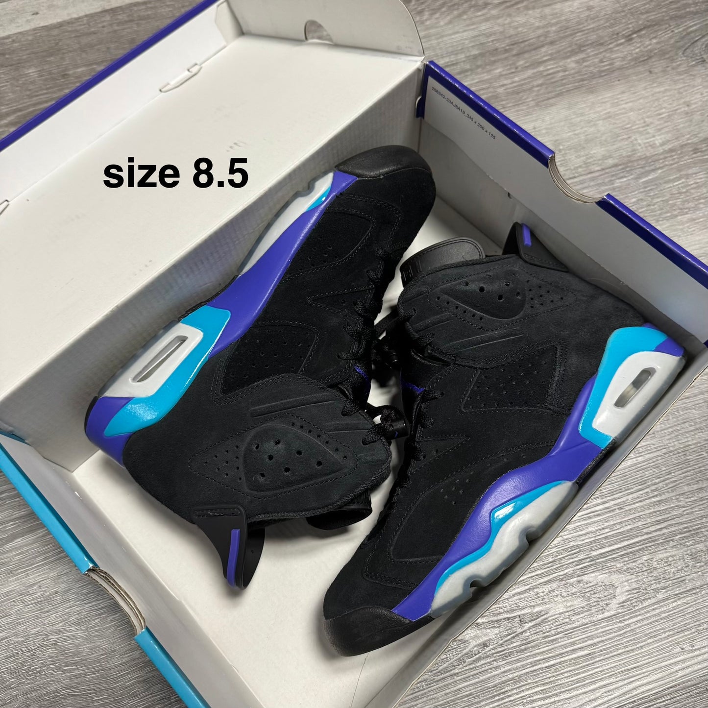 Jordan 6 Aqua / Preowned