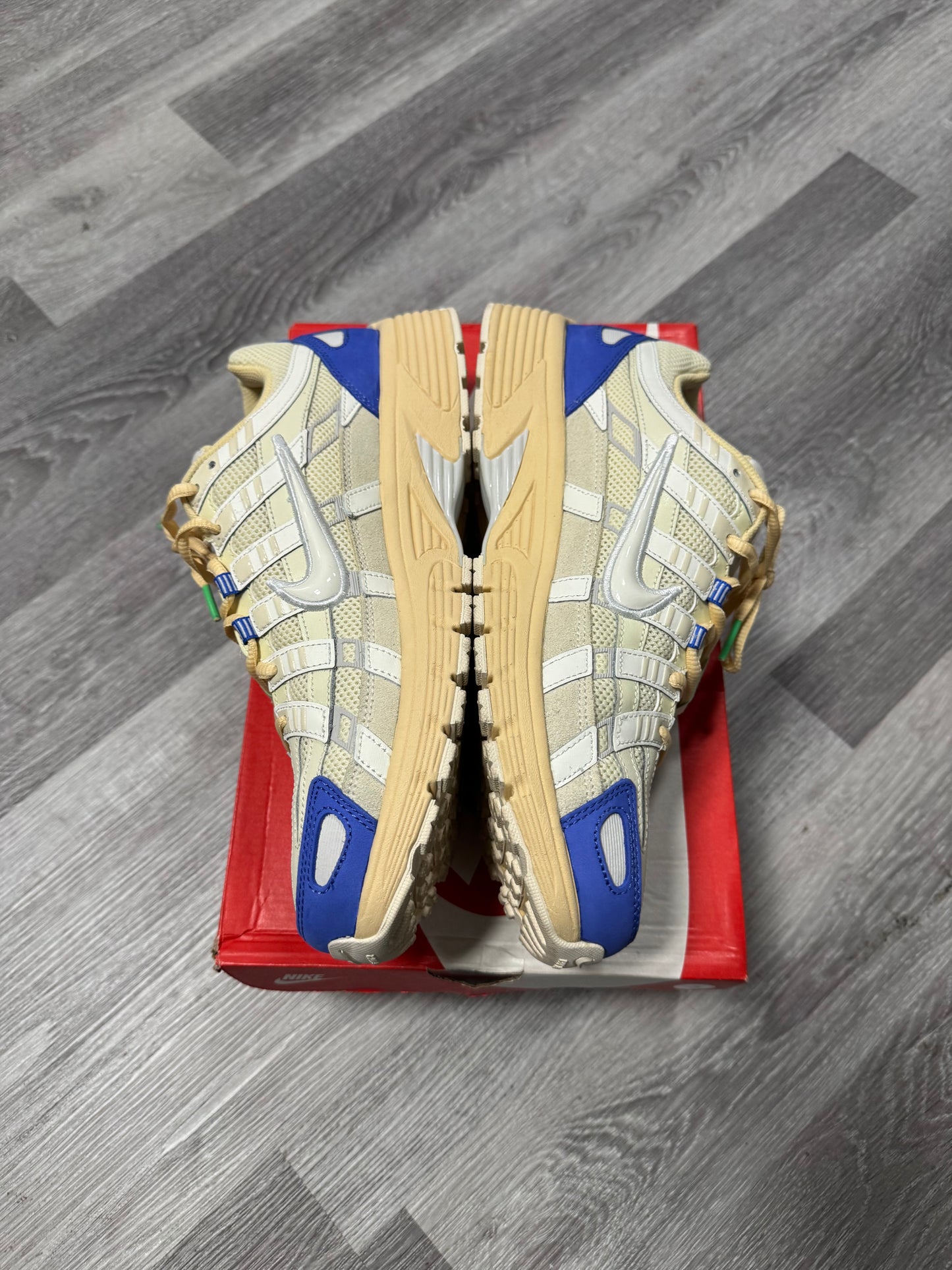 Nike P-6000 Coconut Milk Medium Blue / Preowned
