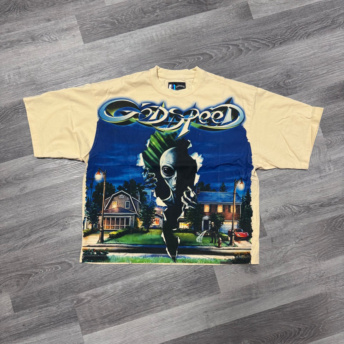 Godspeed Neighborhood Watch Tee (Bone)