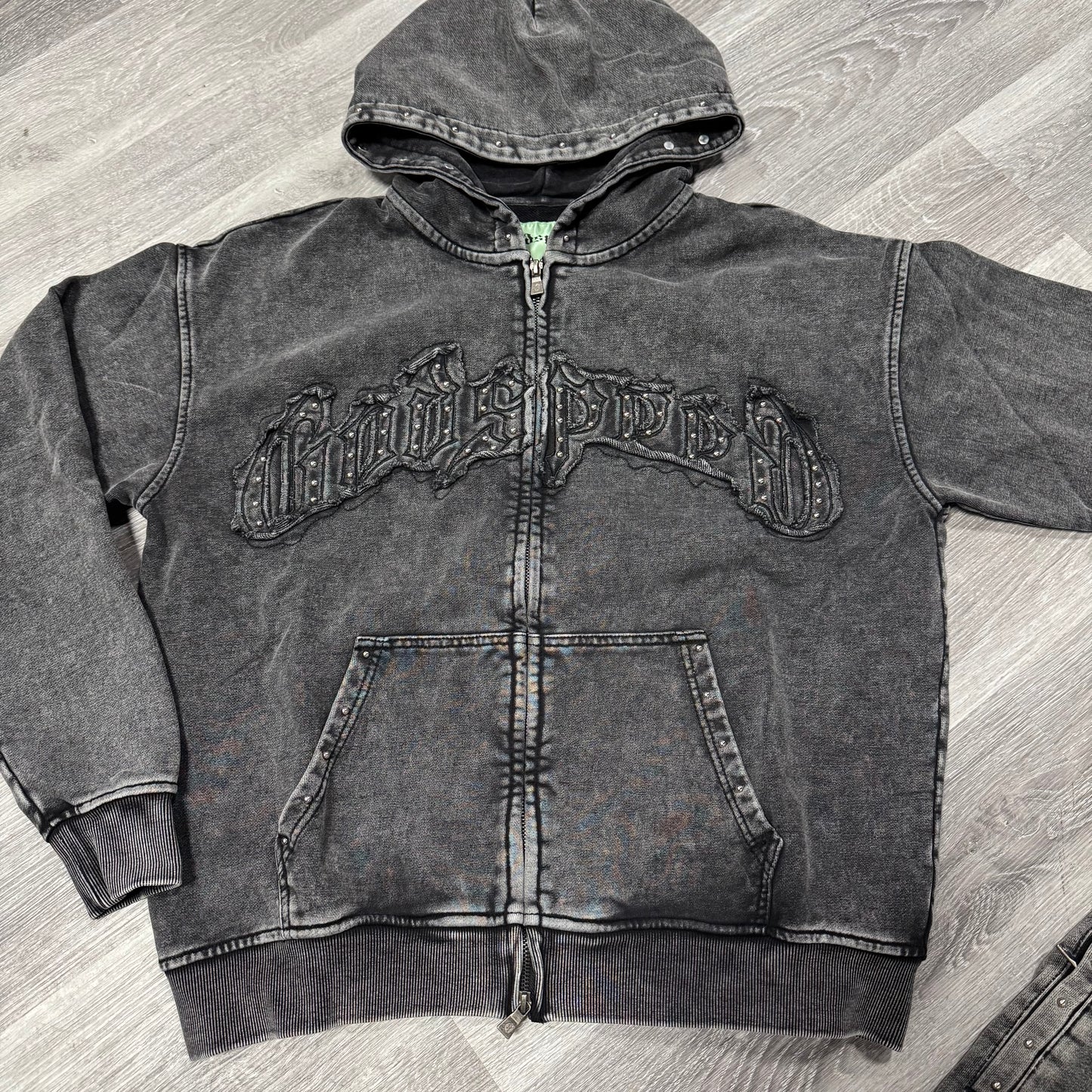Godspeed Studded Sweatsuit (Acid Wash)