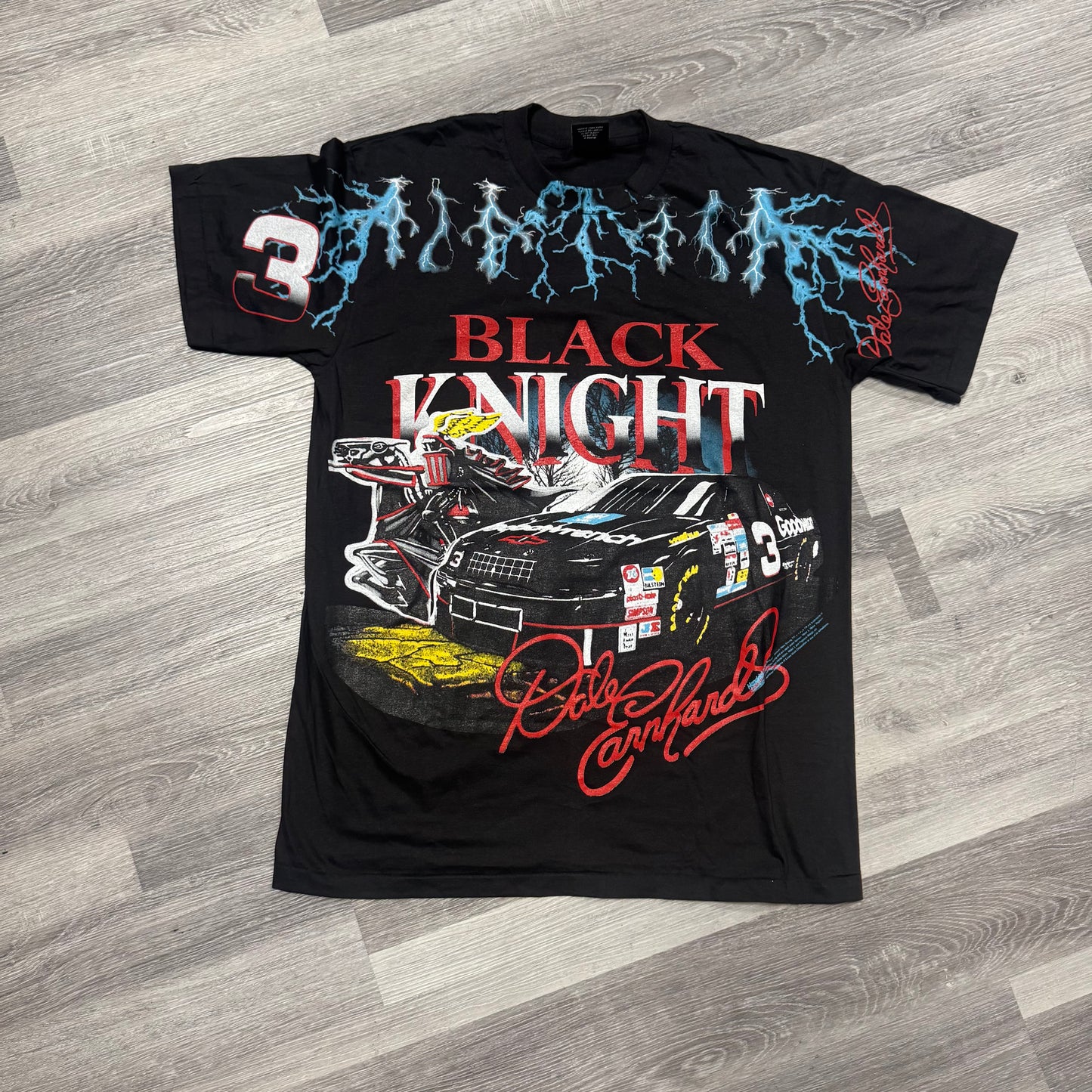 Nascar Dale Earnhardt Black Knight Graphic Tee