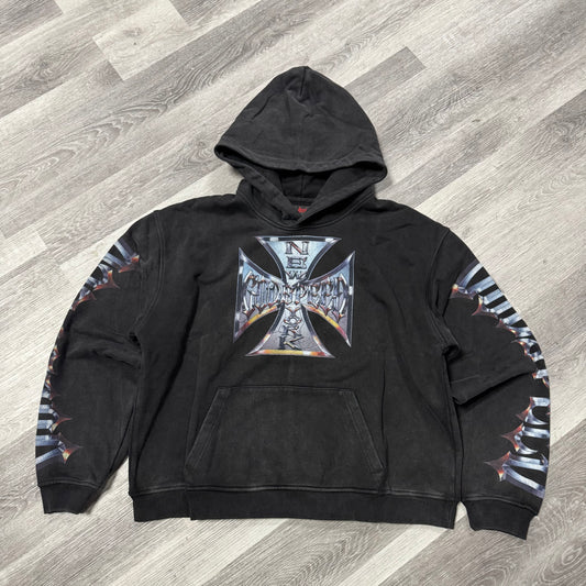 Godspeed Chrome Choppers Hoodie (Black Wash)