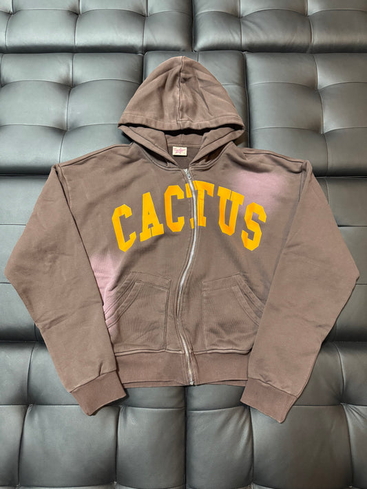 AZVA Crooked Cactus Zip Up Hoodie