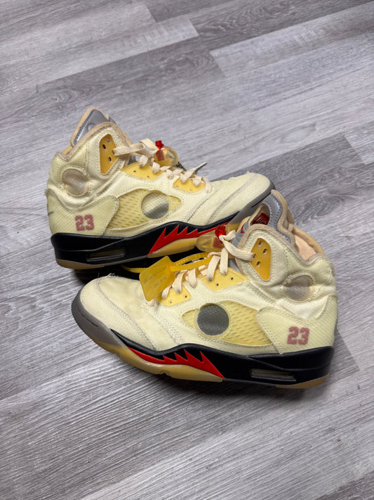 Jordan 5 "Off-White" Sail / Preowned