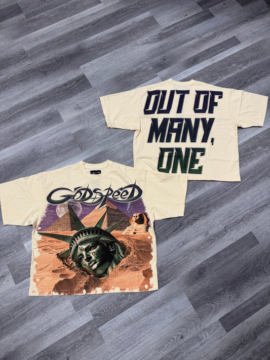 Godspeed Egyptian Liberty Tee (Bone)