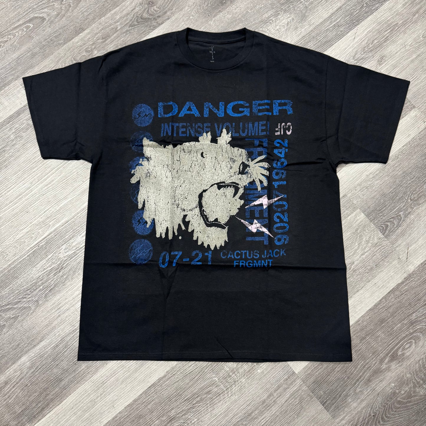 Travis Scott Cactus Jack Fragment Tee (Black/Blue)