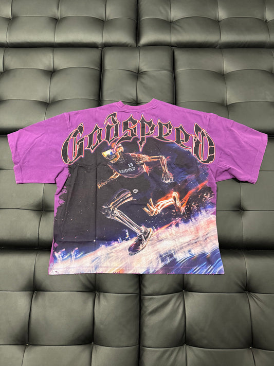 Godspeed Run Club Tee (Grape Purple)