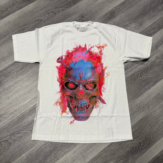 Vlone Screwhead Skull Tee (White)
