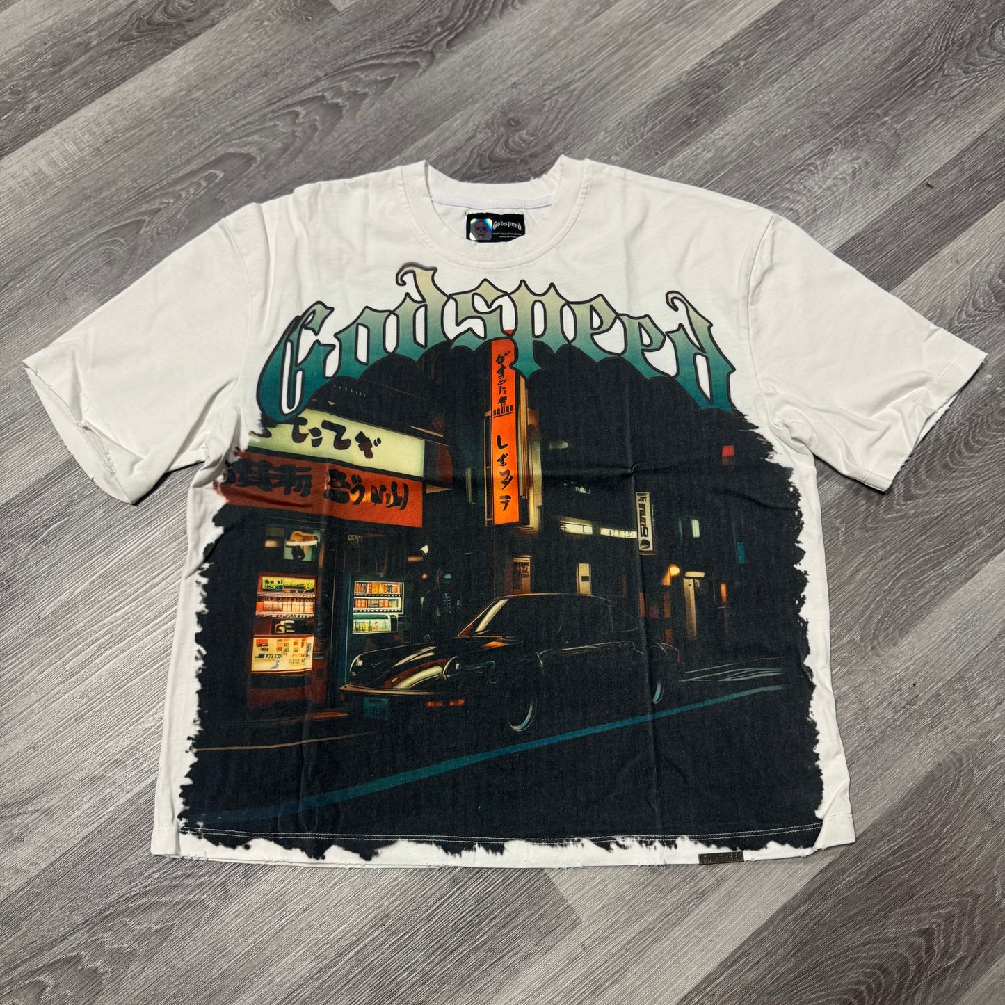 Godspeed Tokyo Pit Stop Tee (White)