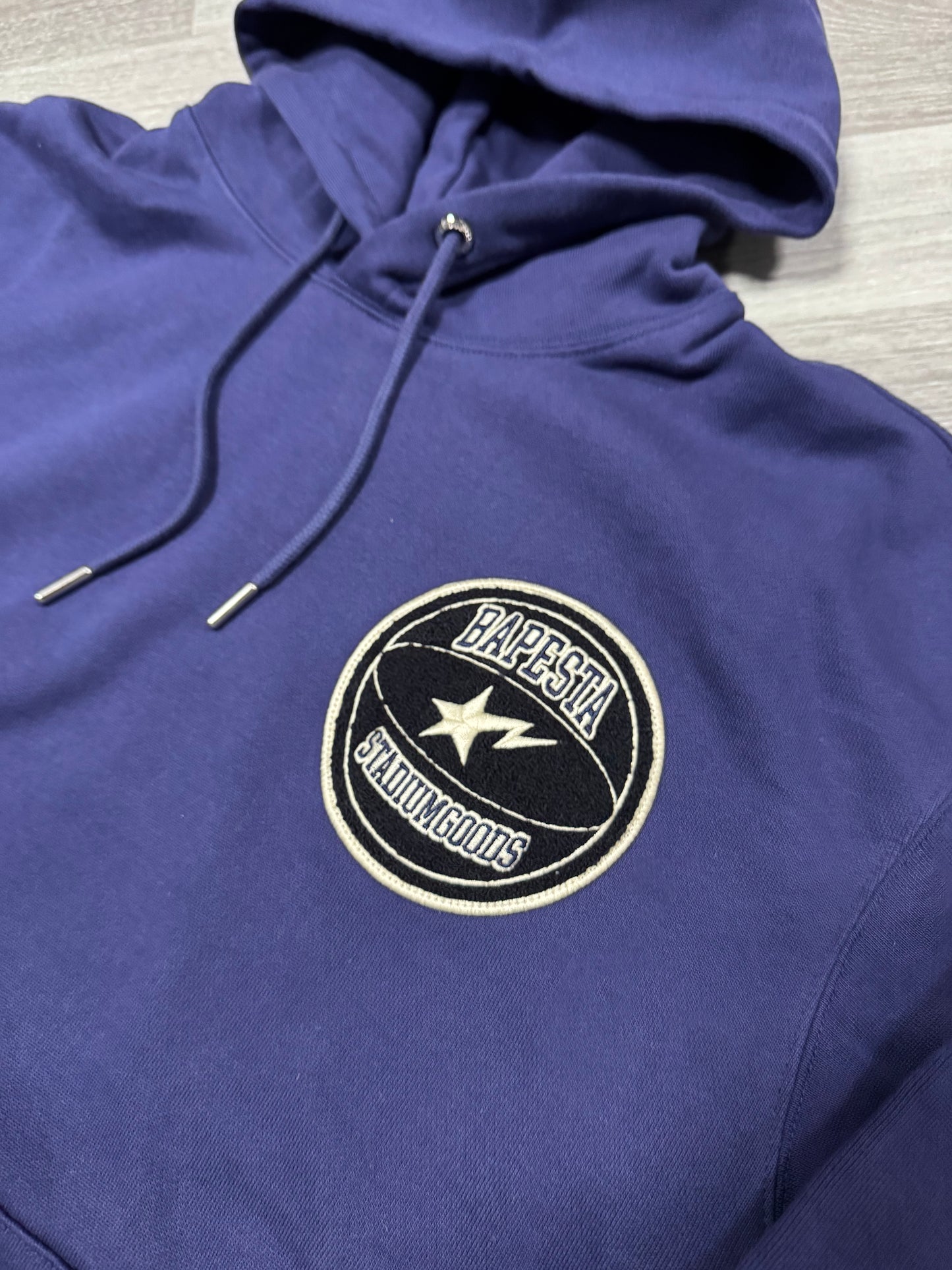 Bape x Stadium Goods Hoodie (Navy)