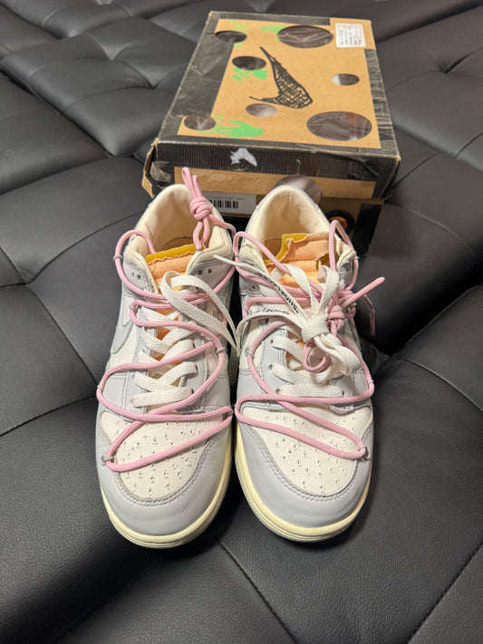 Dunk Low Off-White Lot 9 / Preowned