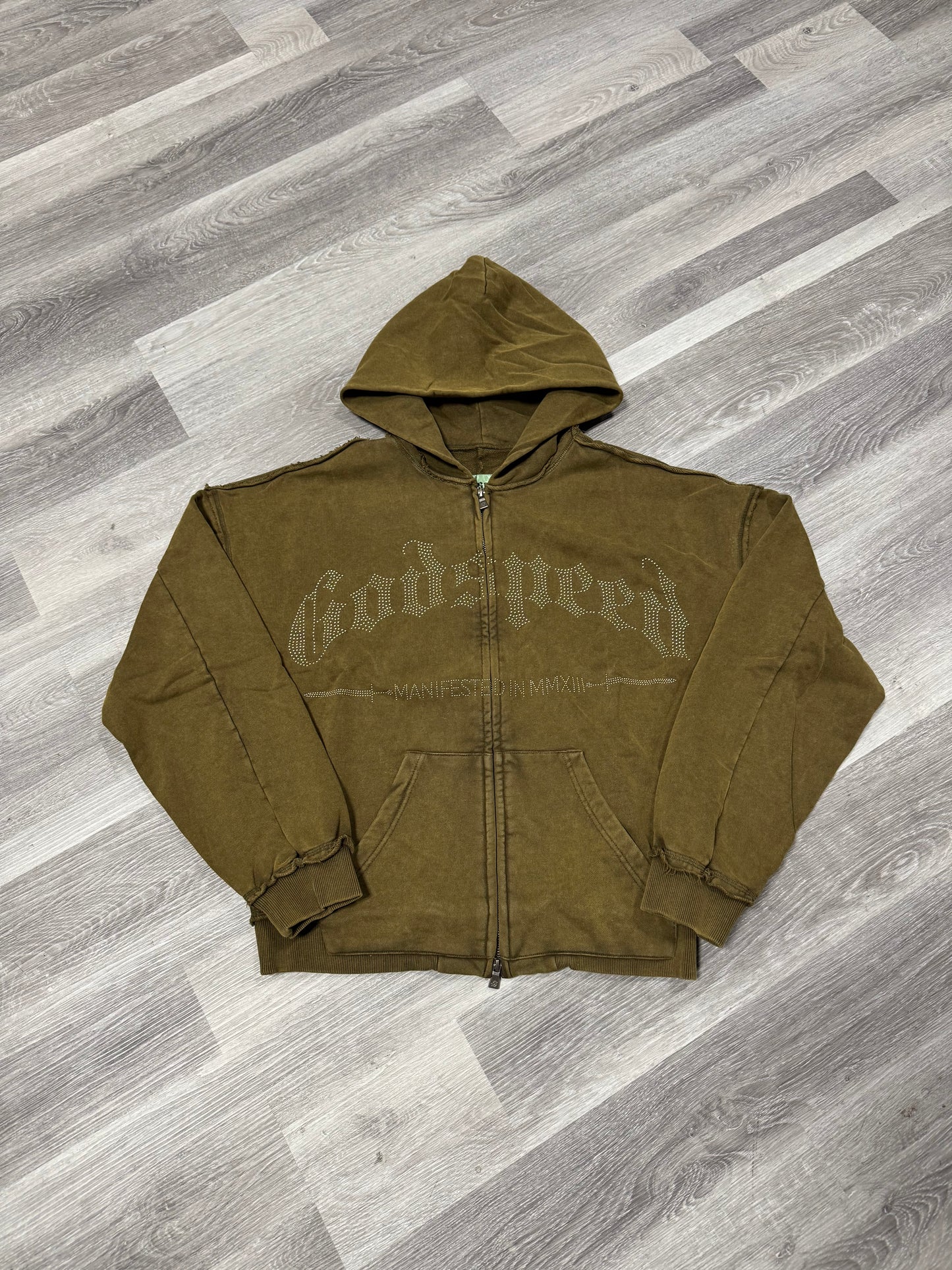 Godspeed Studded OG Logo Hoodie (Brolive Wash)