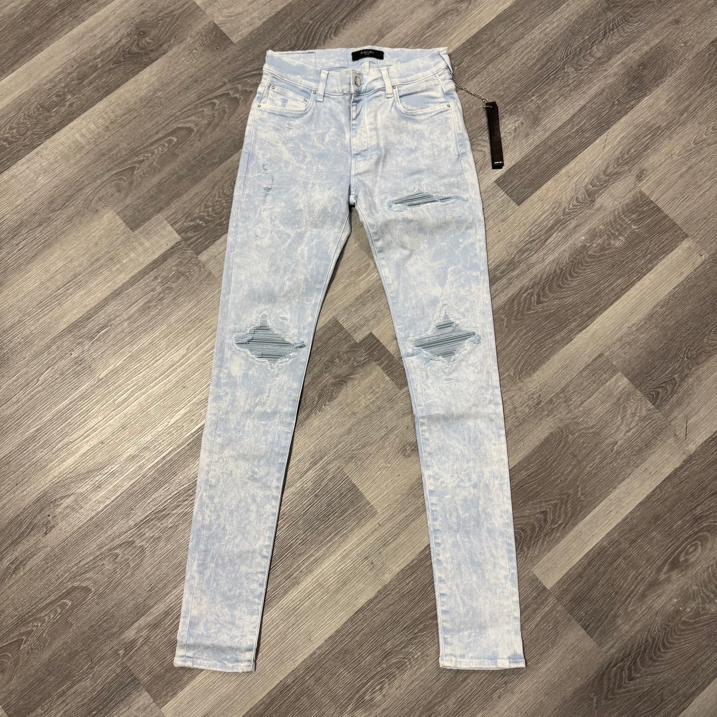 Amiri Mineral Wash Blue Wash Denim Jeans