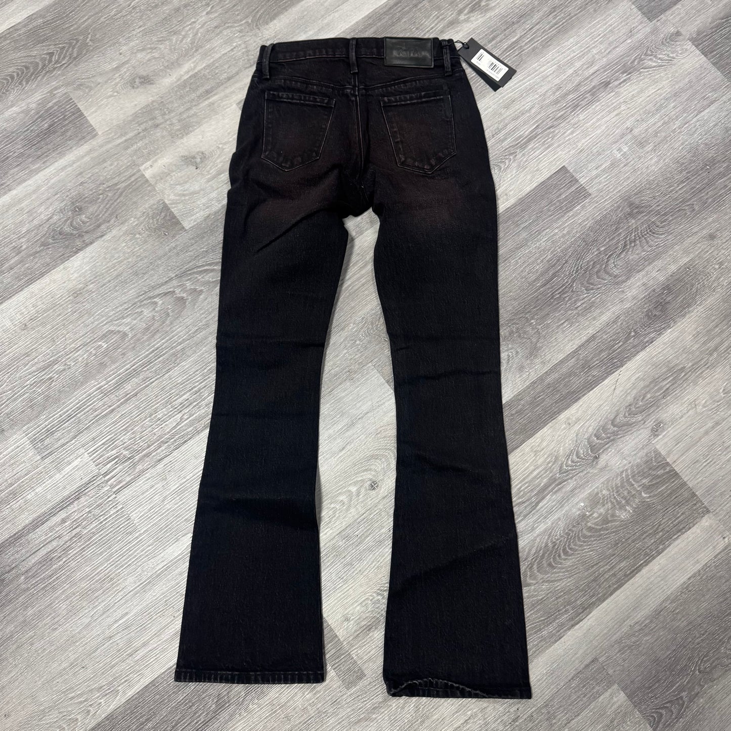 RTA Black Red Glow Denim Jeans