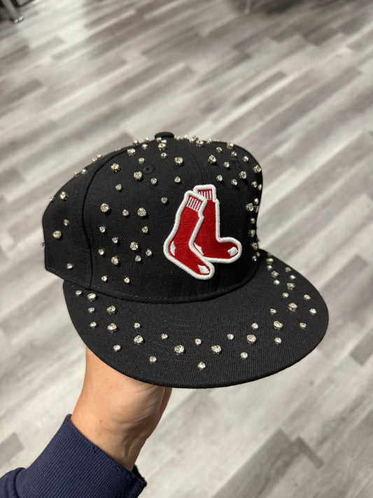 Boston Rhinestone Snapback